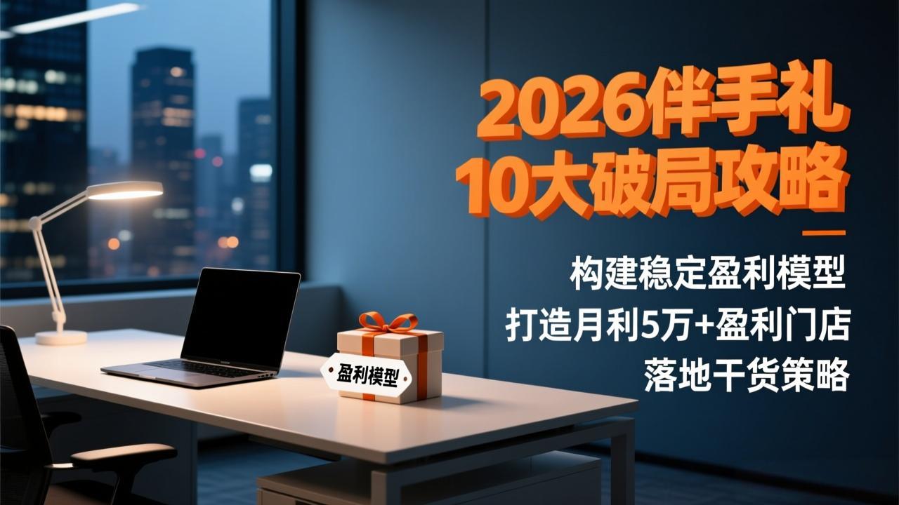 2026伴手礼10大破局攻略：构建稳定盈利模型，打造月利5万+盈利门店，落地干货策略-heijinzy