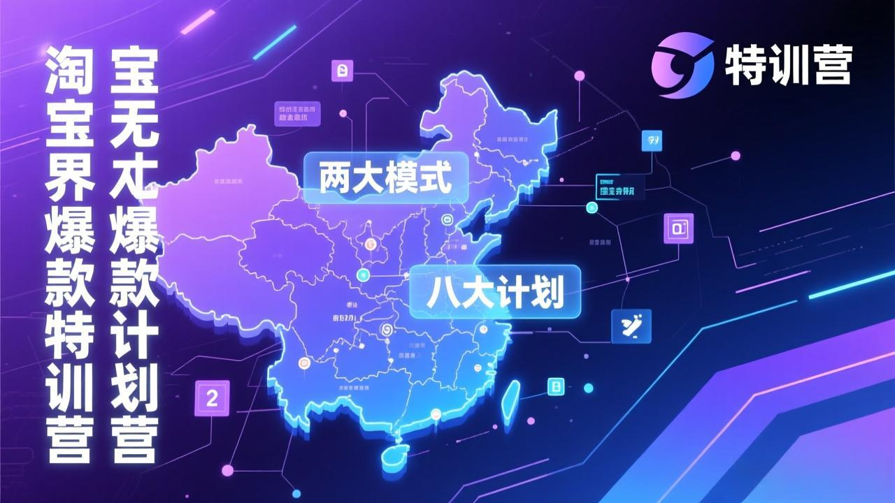 淘宝无界爆款训练营：2026年1月杭州线下高端集训课，3天构建两大模式八大计划体系-heijinzy