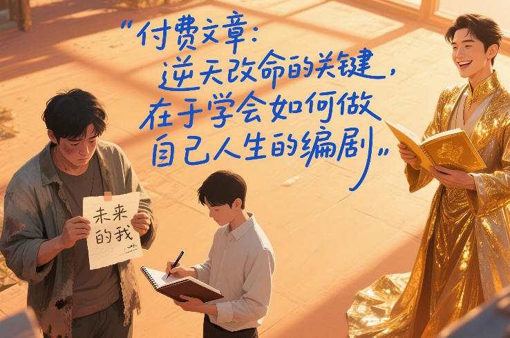 付费文章：逆天改命的关键，在于学会如何做自己人生的编剧-heijinzy