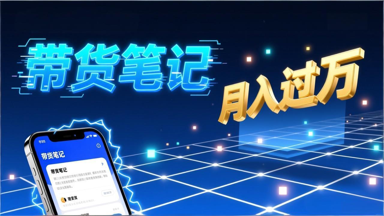 小红书爆款笔记带货实战：拆解封面标题正文全要素，手把手教你单篇笔记带货月入过万-heijinzy