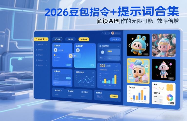 2026豆包指令+提示词合集，解锁AI创作的无限可能，效率倍增-heijinzy
