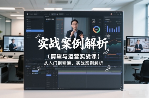 剪辑与运营实战课，从入门到精通，实战案例解析(更新2026)-heijinzy