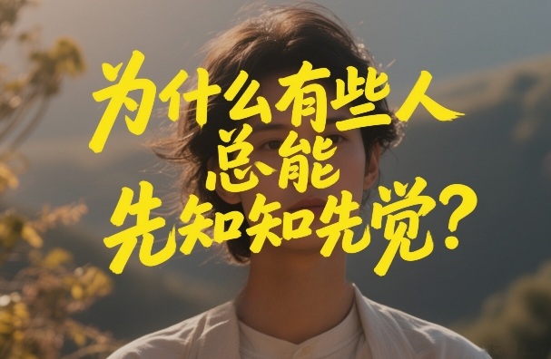 付费文章：为什么有些人总能先知先觉？-heijinzy