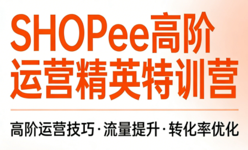 梦凡老师·Shopee虾皮高阶运营课程-heijinzy