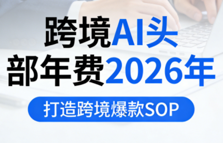跨境AI头部年费2026年，打造跨境爆款SOP-heijinzy