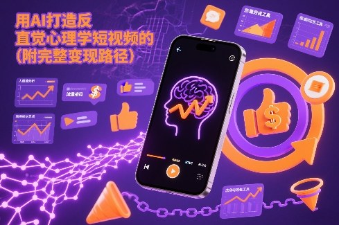 用AI打造“反直觉”心理学短视频的流量密码(附完整变现路径)-heijinzy
