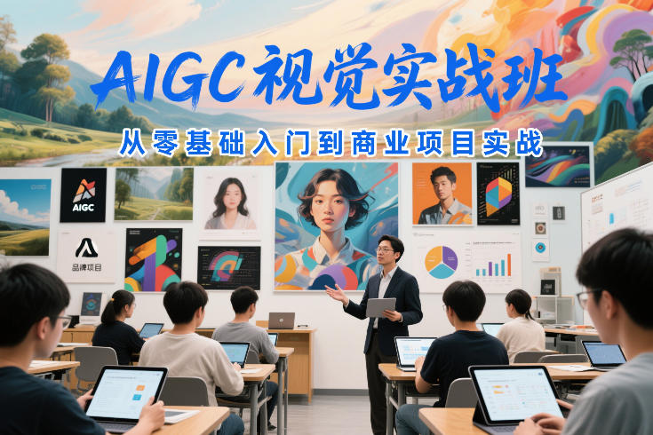 AIGC视觉实战班，从零基础入门到商业项目实战-heijinzy