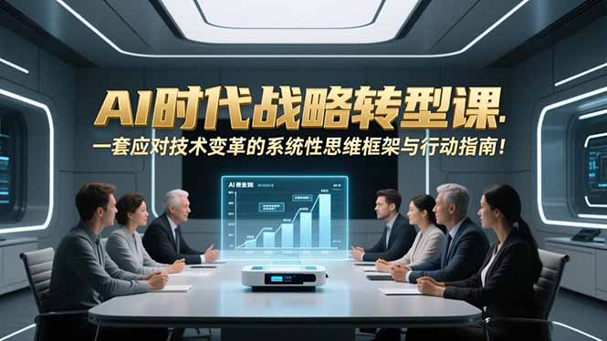 AI时代战略转型课：一套应对技术变革的系统性思维框架与行动指南！-heijinzy