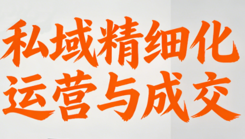 楚老师·私域精细化运营与成交-heijinzy