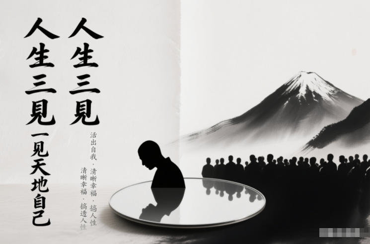 人生三见一见天地见众生见自己，活出自我拥有清晰幸福人生，搞透人性-heijinzy