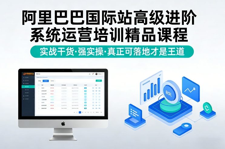 阿里巴巴国际站高级进阶系统运营培训精品课程，实战干货，强实操，真正可落地才是王道-heijinzy