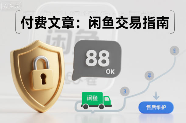 付费文章：闲鱼交易指南，怎么才能降低被坑被马扁的概率-heijinzy
