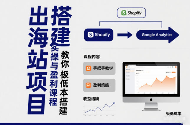 小淘出海站项目，搭建实操与盈利课程，手把手教你用极低成本搭建-heijinzy