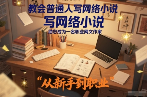 教会普通人写网络小说，助您成为一名职业网文作家-heijinzy
