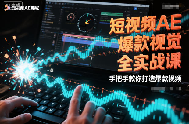 短视频AE爆款视觉全实战课，手把手教你打造爆款视频-heijinzy