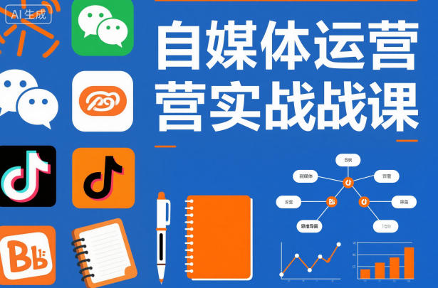 自媒体运营实战课，掌握一套系统的自媒体运营底层方法论，成为优秀的内容创作者-heijinzy