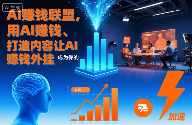 AI賺钱联盟，用AI賺钱、打造内容让AI成为你的賺钱外挂-heijinzy