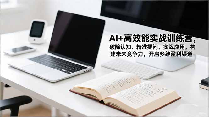 AI+高效能实战训练营，破除认知、精准提问、实战应用，构建未来竞争力，开启多维盈利渠道-heijinzy