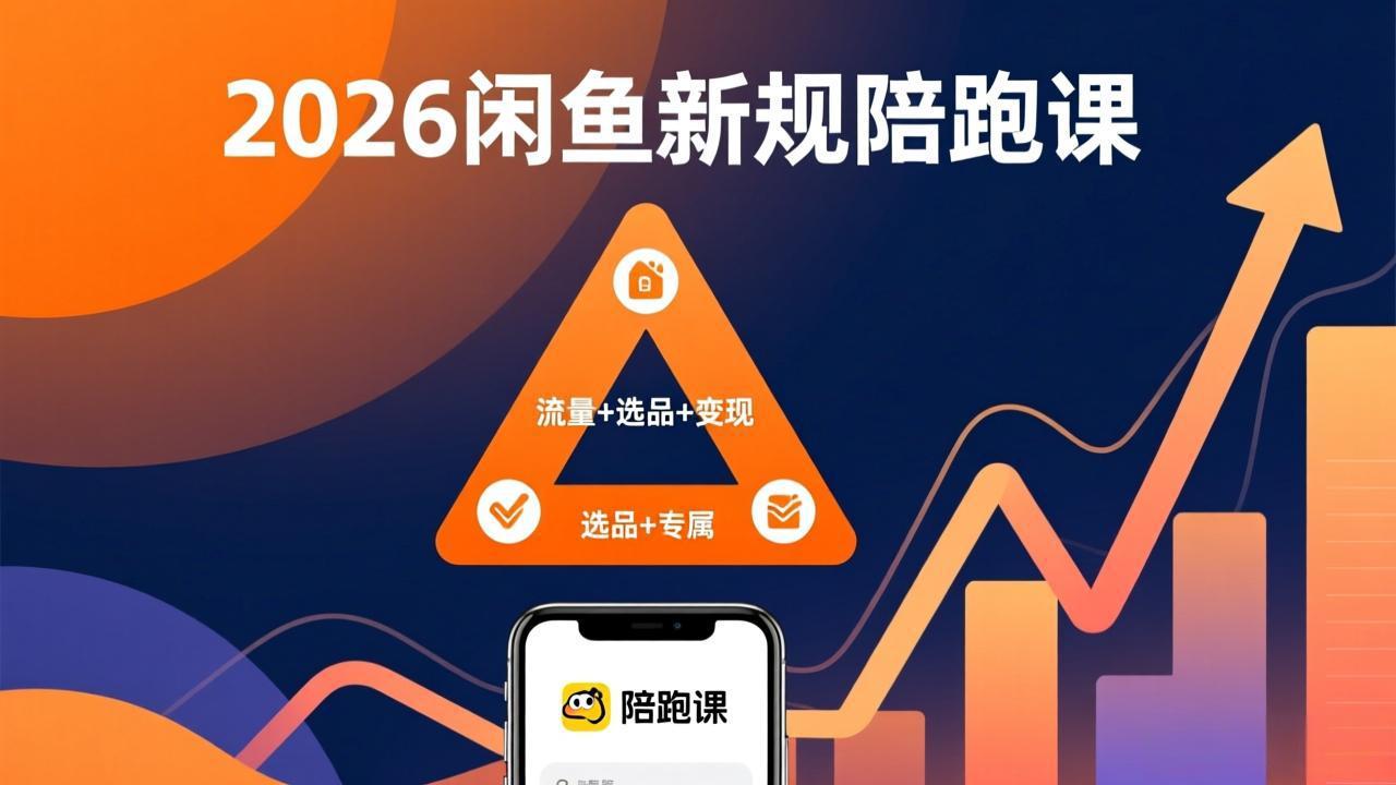 2026闲鱼高阶陪跑课全新上线，带你吃透新规玩转选品流量，从零搭建稳定变现盈利体系-heijinzy