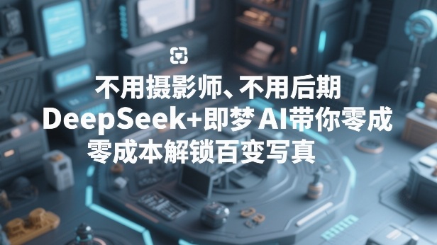 不用摄影师、不用后期，DeepSeek+即梦AI带你零成本解锁百变写真！-heijinzy
